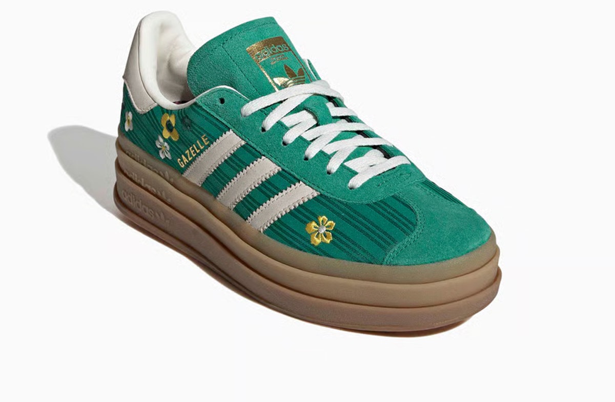 Liberty London x adidas Gazelle Bold Green