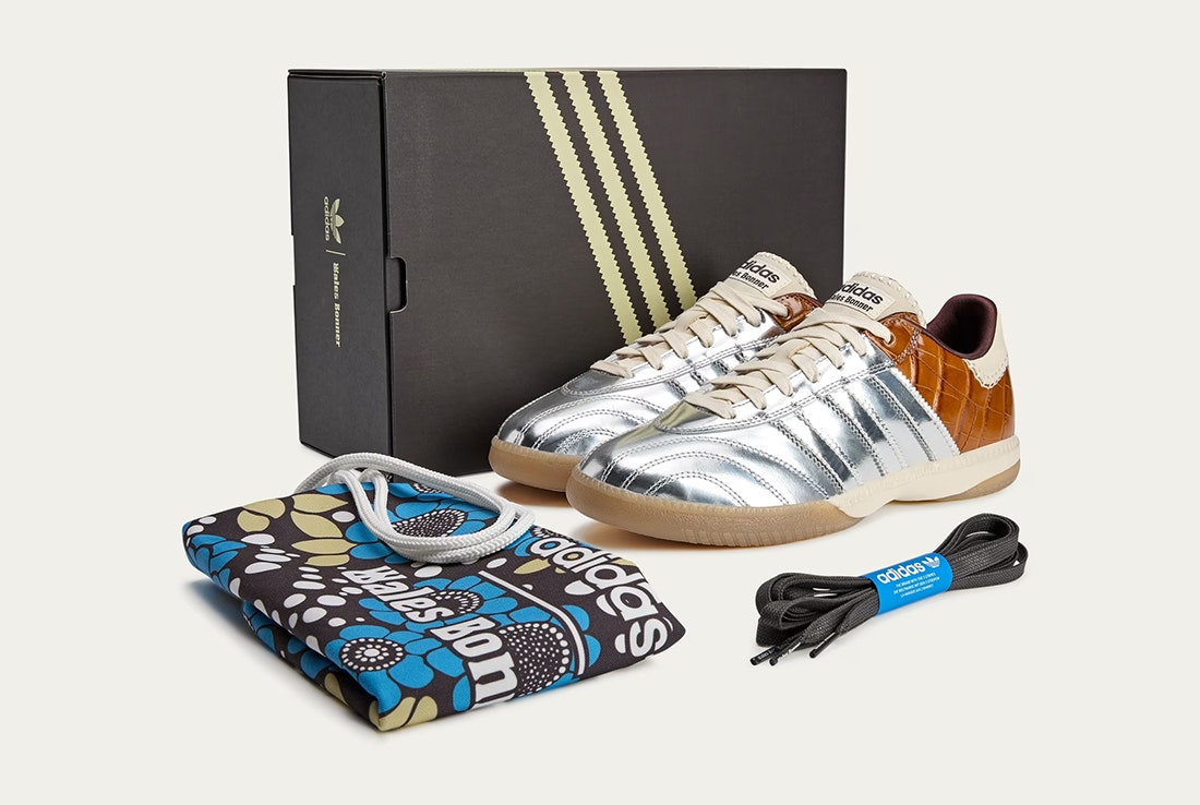 Wales Bonner x adidas Samba MN "Silver Metallic"