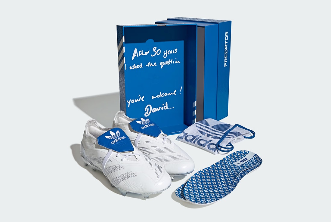 David Beckham x adidas Predator Elite FG "Blue Bird"
