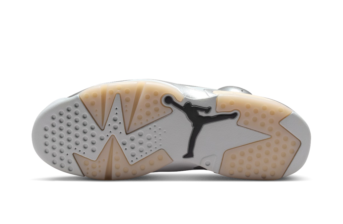 PSG x Nike Air Jordan 6 Metallic Silver