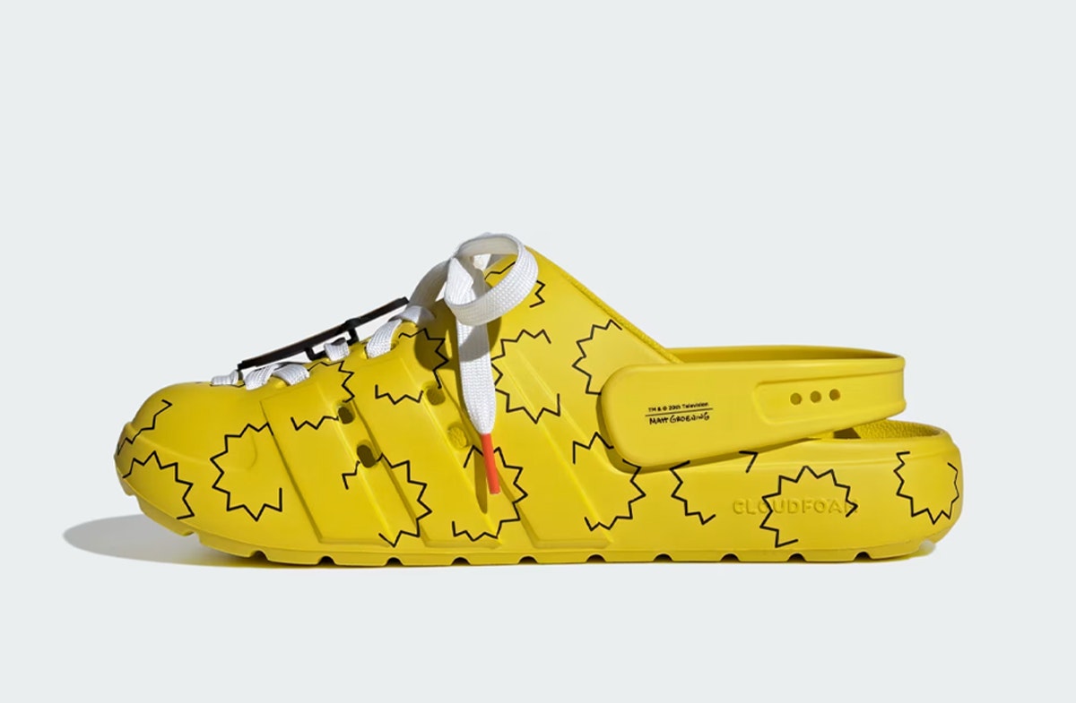 The Simpsons x adidas Adilette Clog Lisa Simpson The Simpsons x adidas Adilette Clog Lisa Simpson