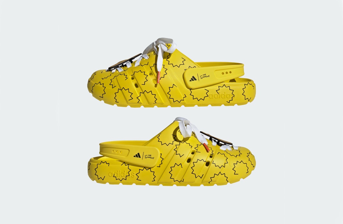 The Simpsons x adidas Adilette Clog Lisa Simpson The Simpsons x adidas Adilette Clog Lisa Simpson