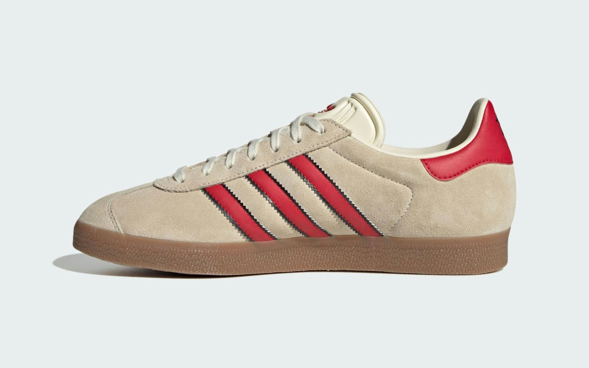 Manchester United x adidas Gazelle Terrace "Crew White"