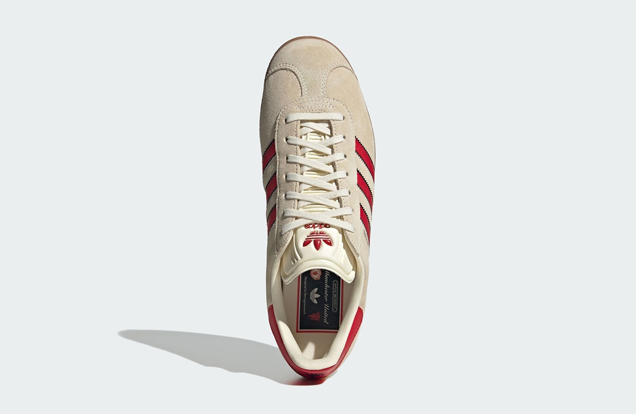 Manchester United x adidas Gazelle Terrace "Crew White"