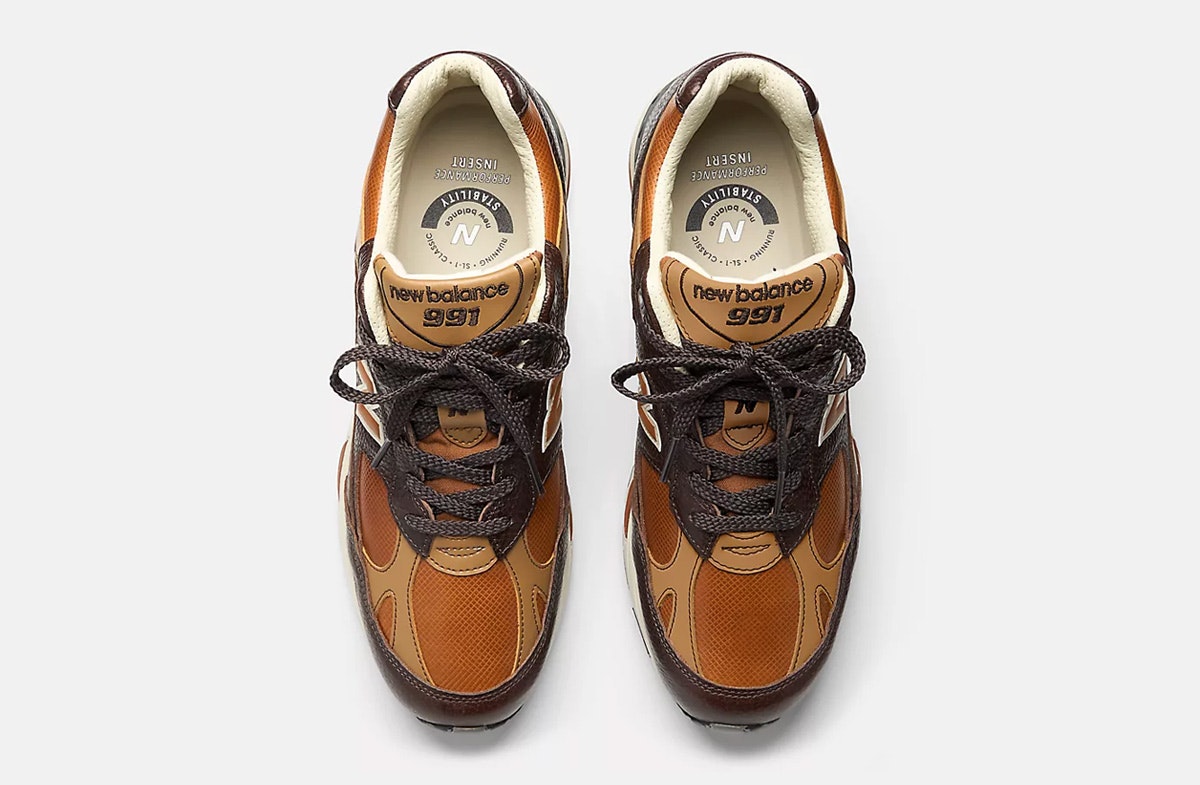 New Balance 991v1 Made in UK Chocolate Plum