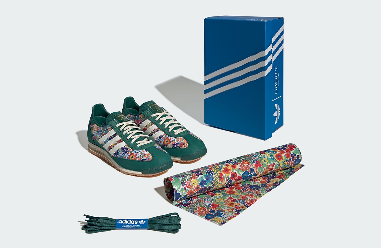 Liberty London x adidas SL 72 OG "Collegiate Green"