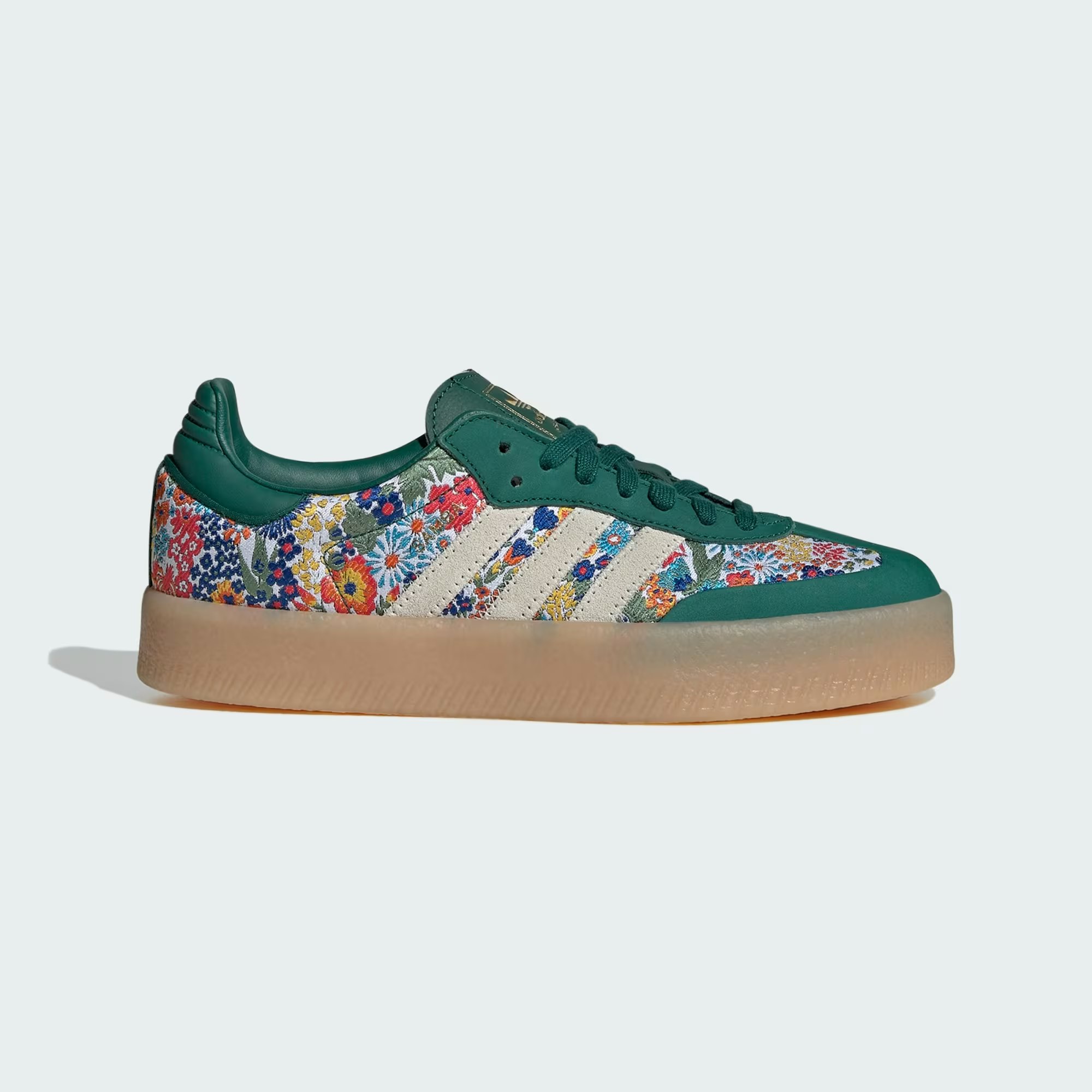 Liberty London x adidas Sambae "Collegiate Green"