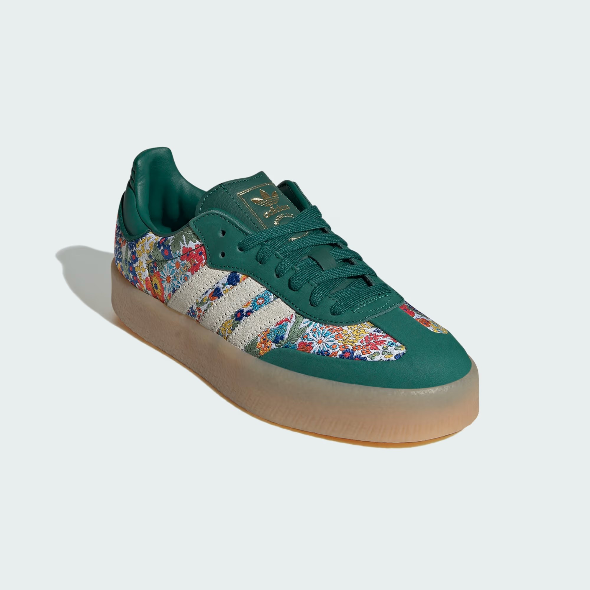 Liberty London x adidas Sambae "Collegiate Green"