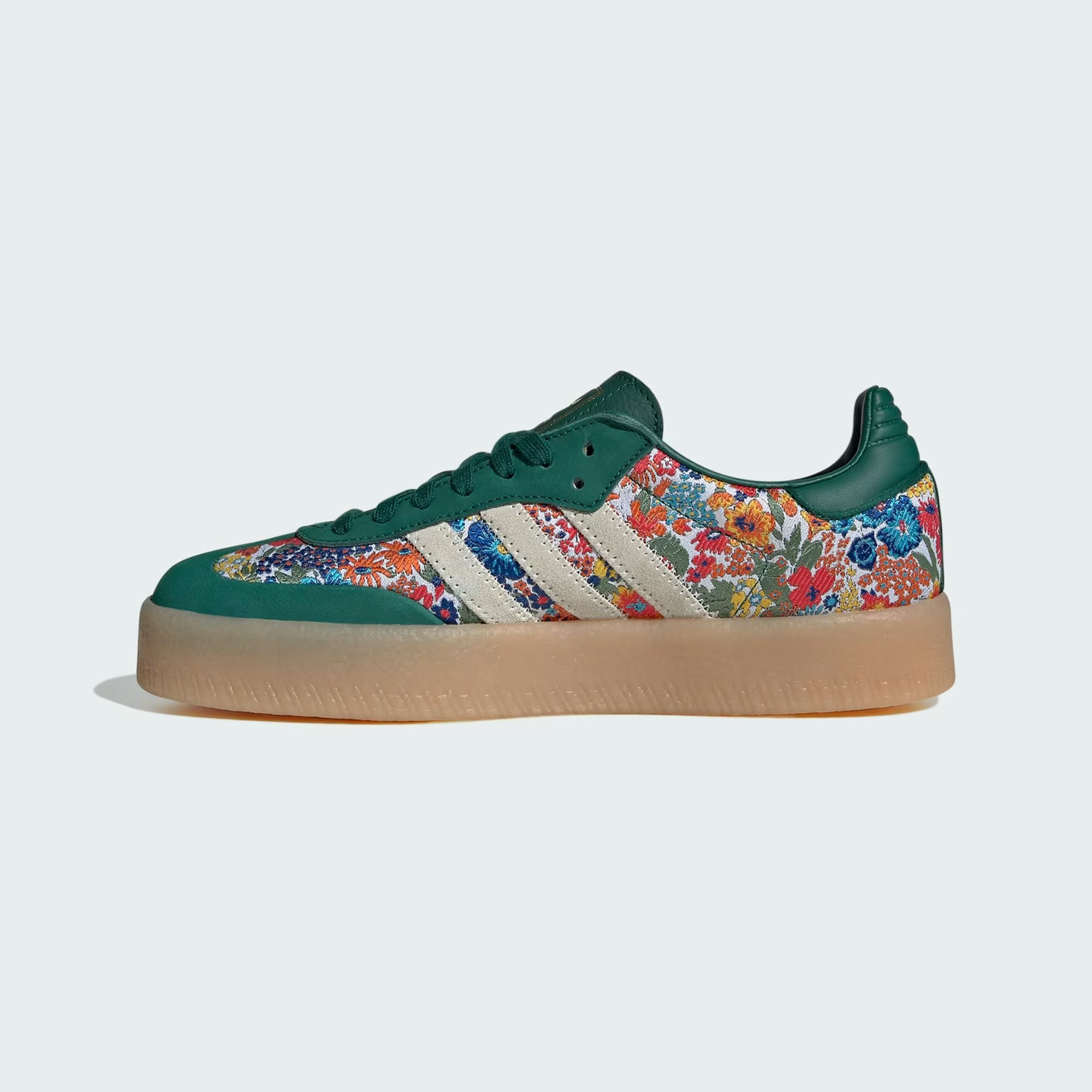 Liberty London x adidas Sambae "Collegiate Green"