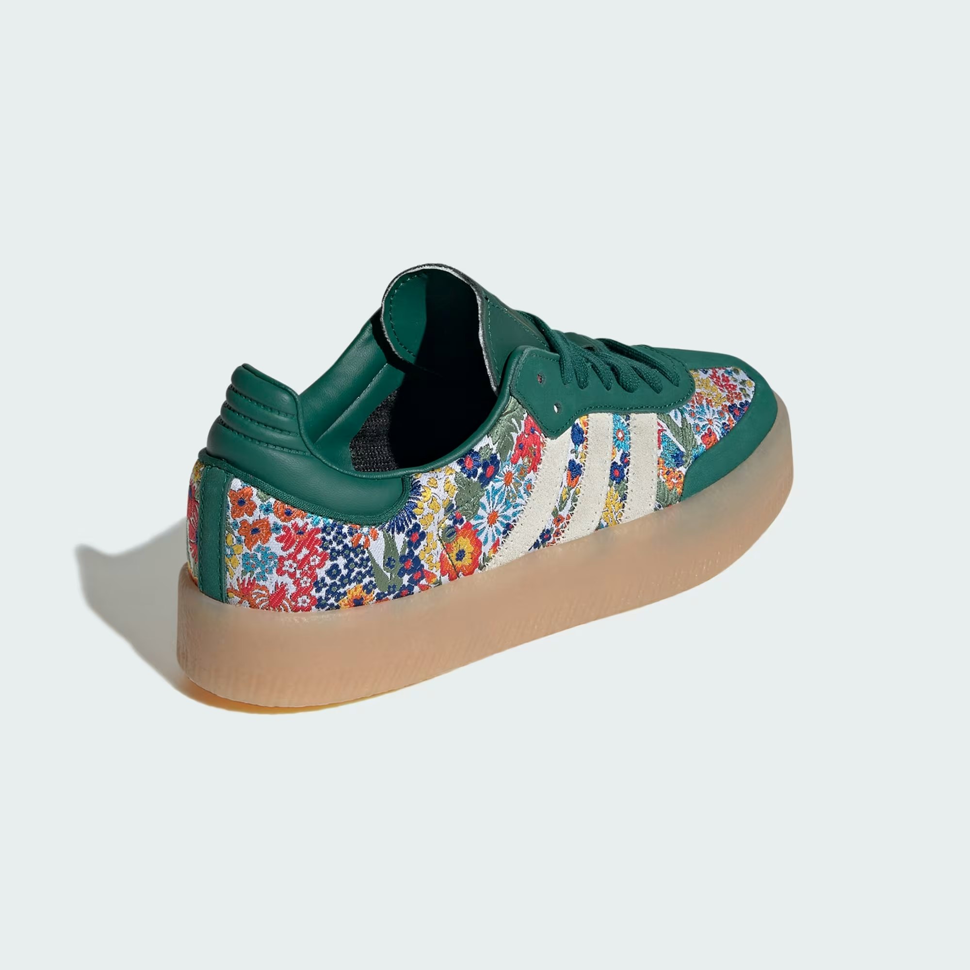 Liberty London x adidas Sambae "Collegiate Green"
