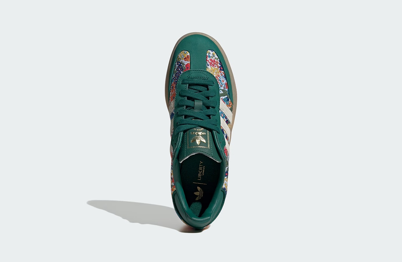 Liberty London x adidas Sambae "Collegiate Green"