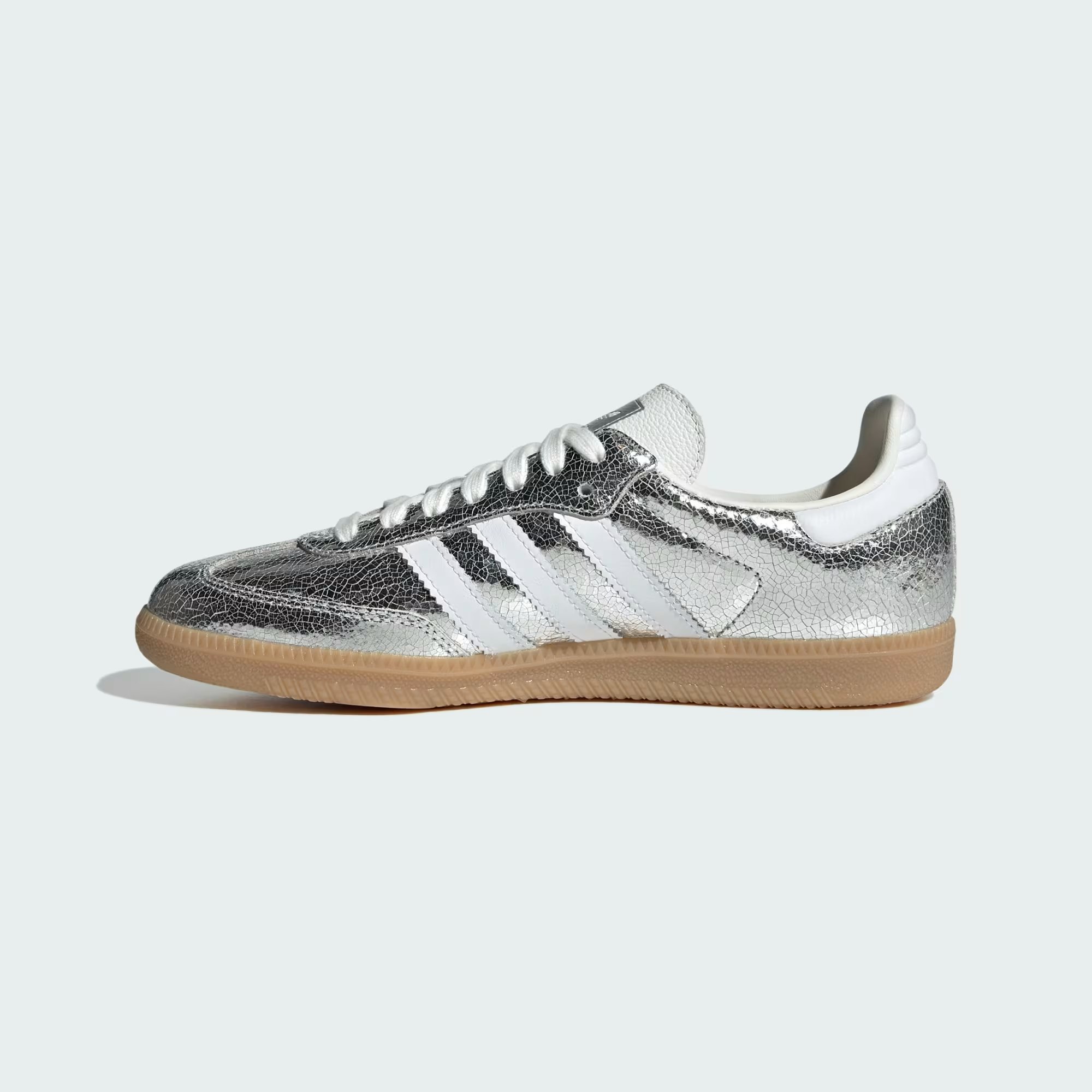 adidas Samba OG "Cracked Silver Metallic"