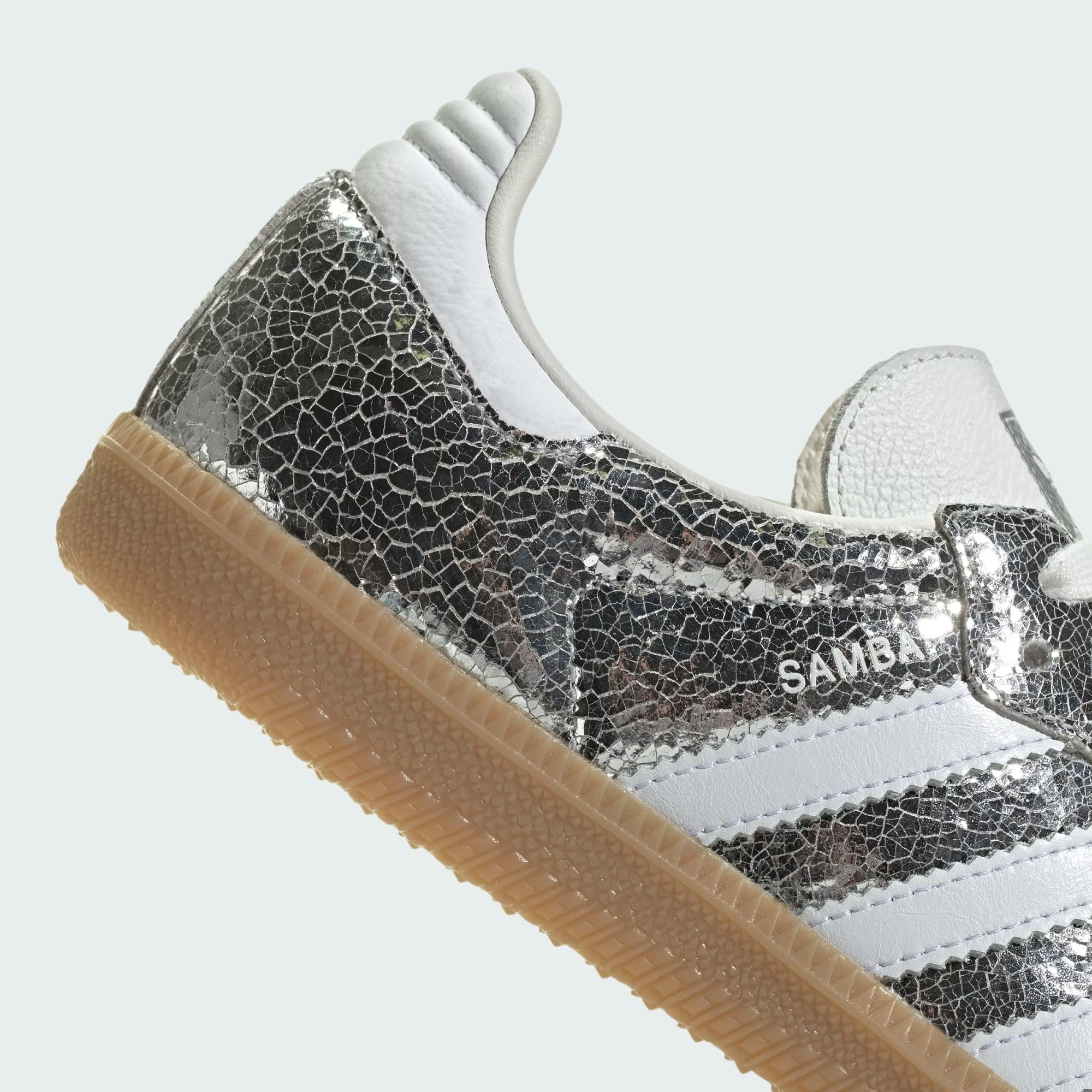 adidas Samba OG "Cracked Silver Metallic"