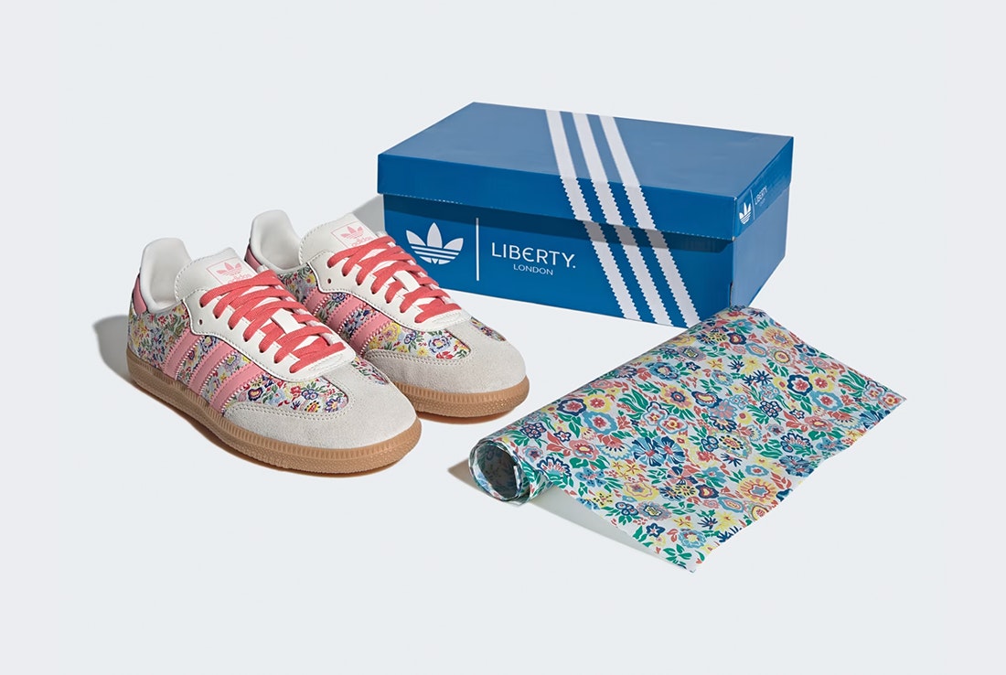 Liberty London x adidas Gazelle Kids "Pink Flower"