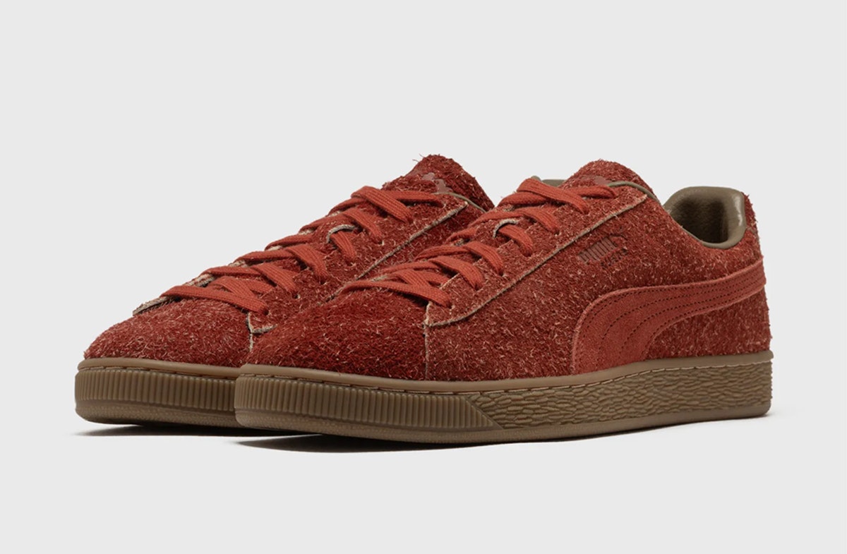 Danielle Cathari x Puma Suede Fuzzy Mars Red
