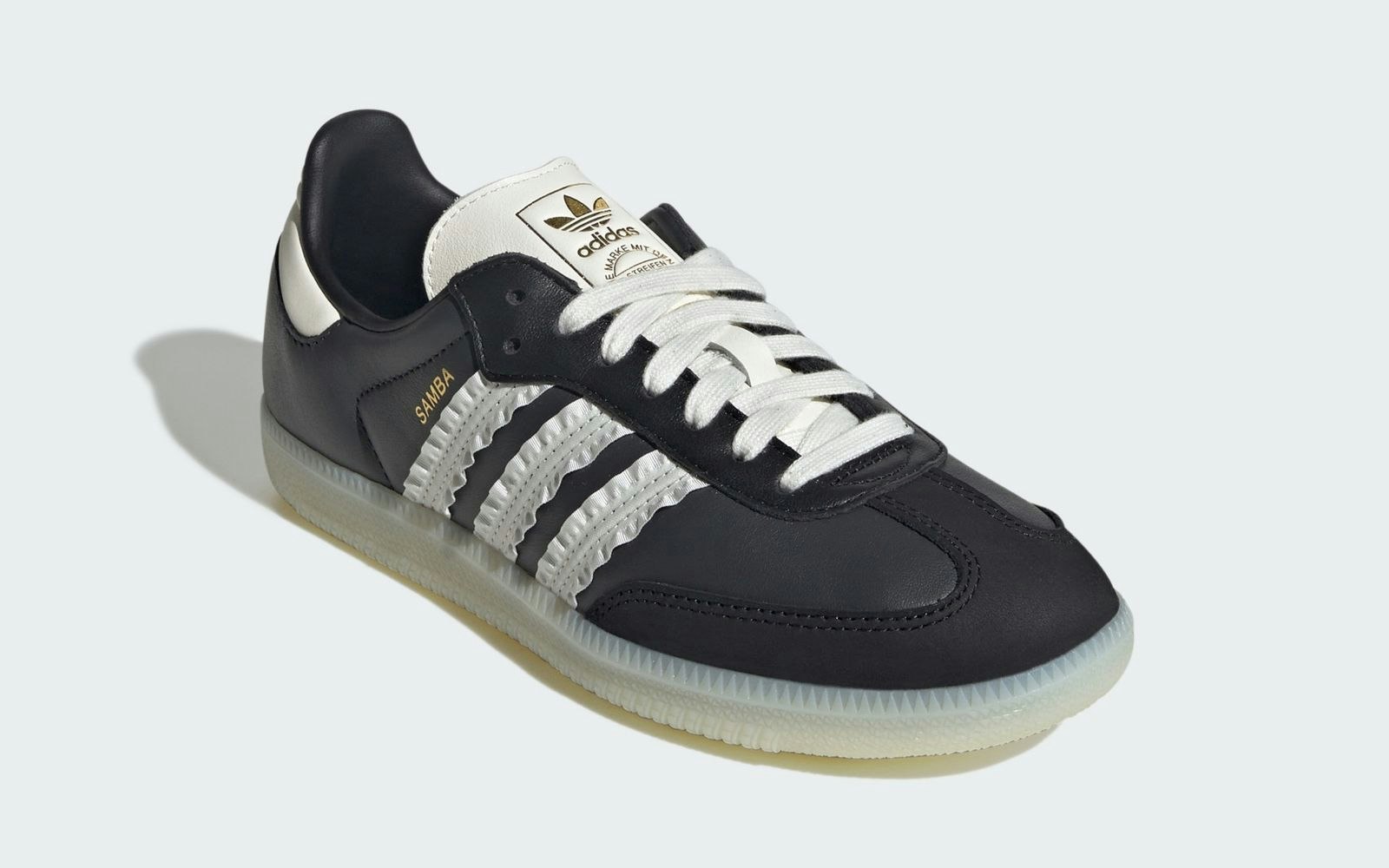 adidas Samba OG "Ruffle Stripes" (Carbon) adidas Samba OG "Ruffle Stripes" (Carbon)