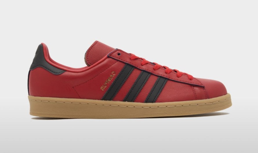 size? x adidas Campus 80s "City Flip" (Red)