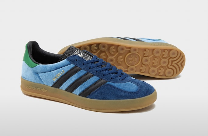 size? x adidas Gazelle Indoor "Deep Blue"