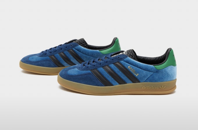 size? x adidas Gazelle Indoor "Deep Blue"
