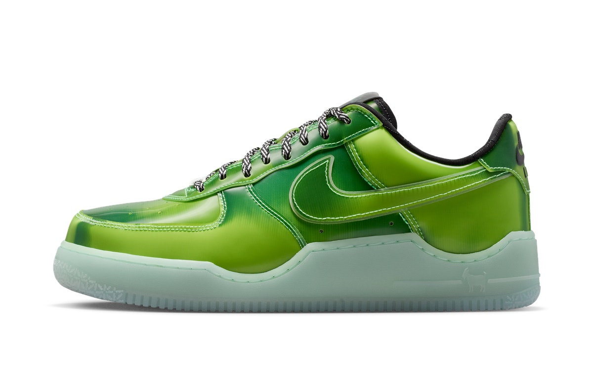 LeBron x Nike Air Force 1 Voltage Green