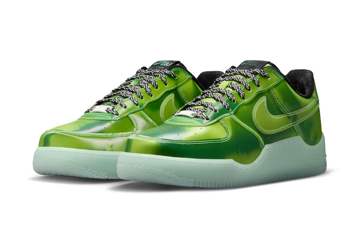 LeBron x Nike Air Force 1 Voltage Green
