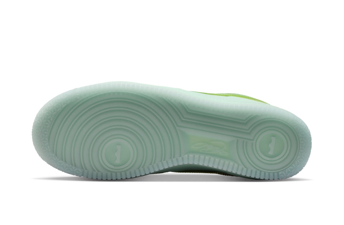 LeBron x Nike Air Force 1 Voltage Green