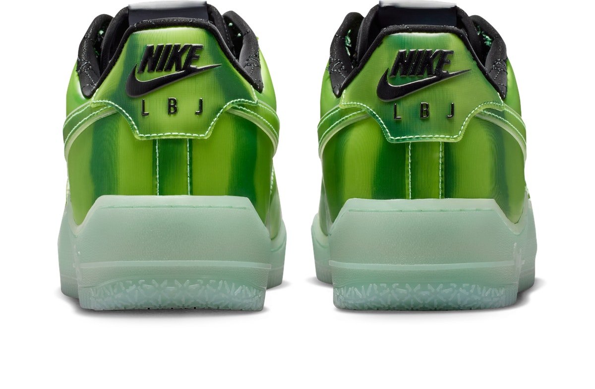 LeBron x Nike Air Force 1 Voltage Green