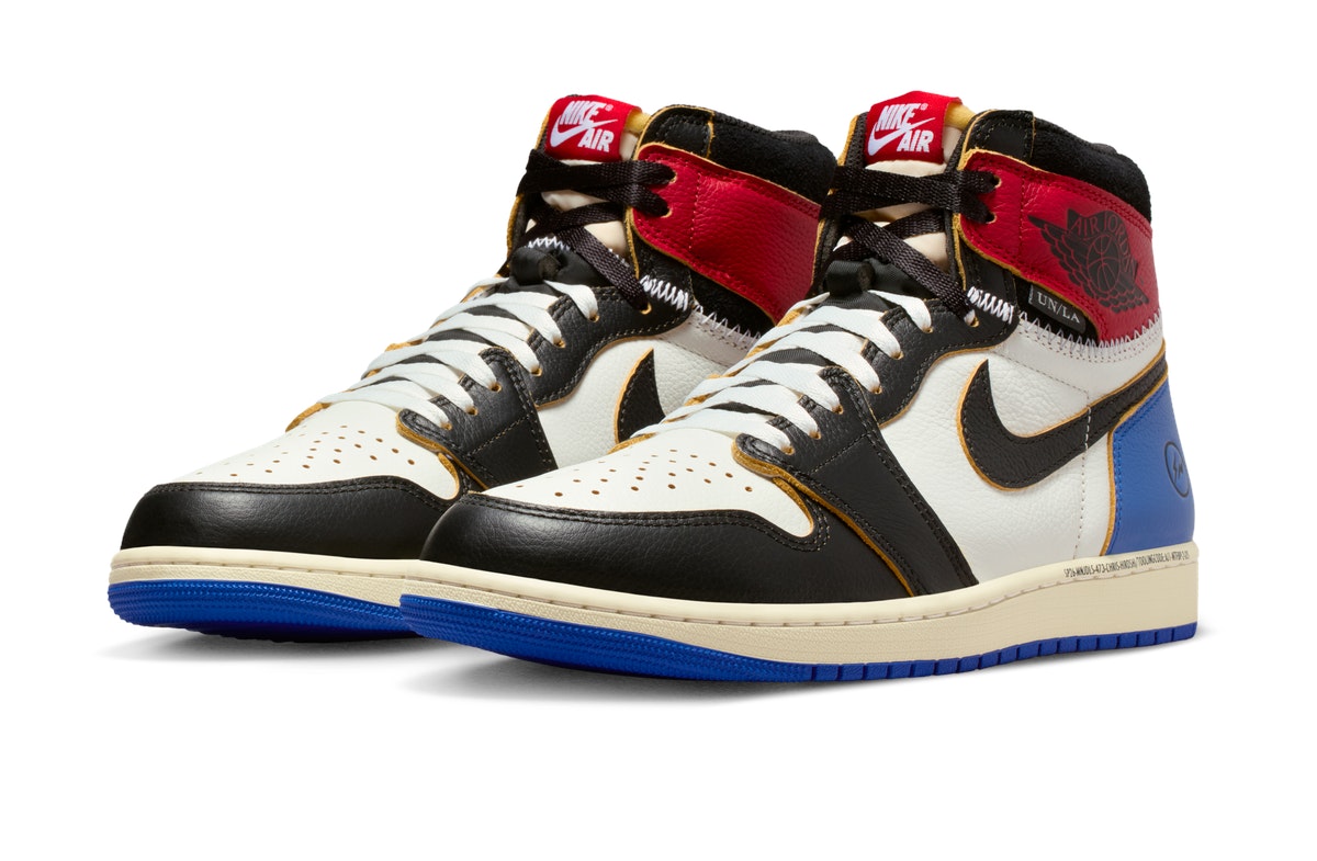 Fragment x Union LA x Nike Air Jordan 1 High OG SP Varsity Red Sport Royal