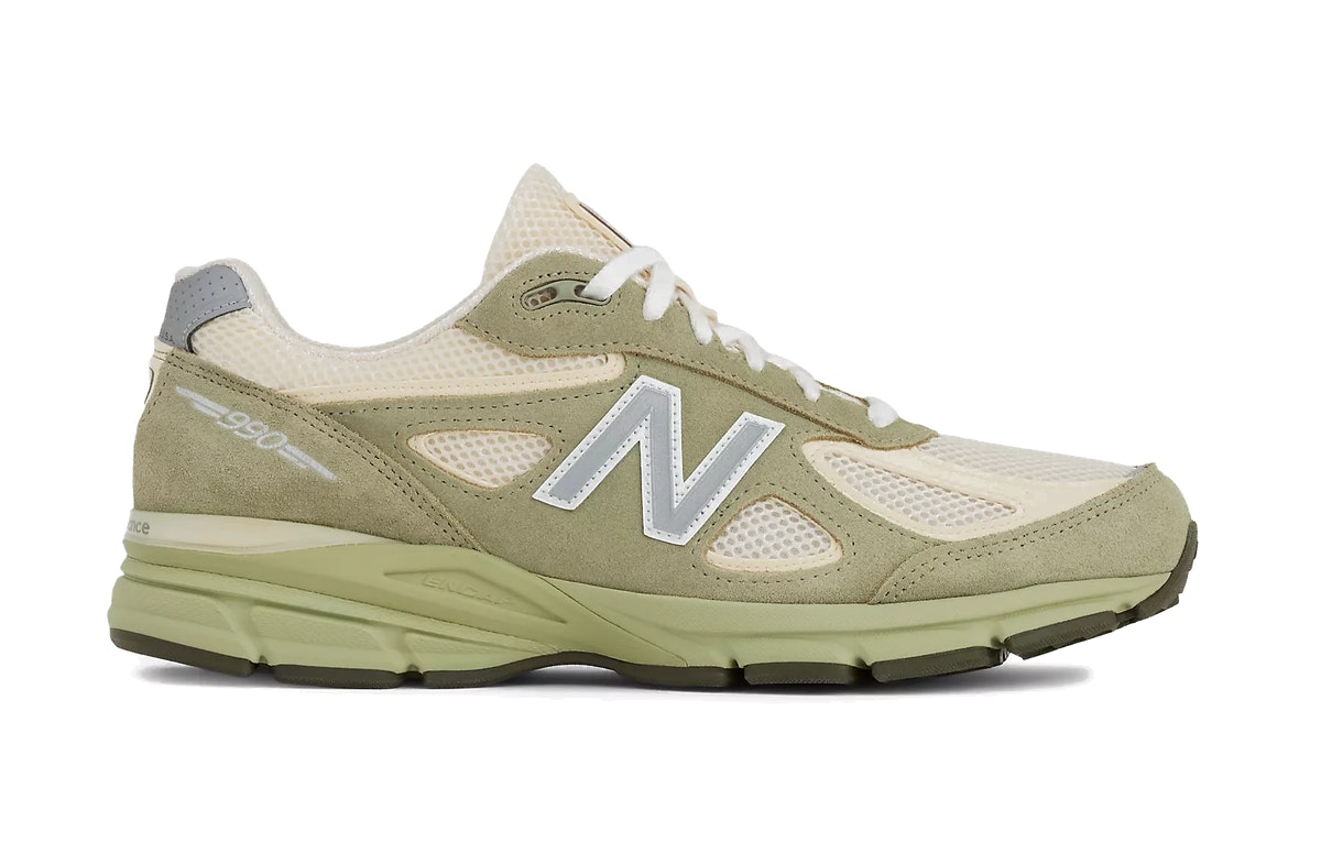 New Balance 990v4 Made in USA Olive Leaf