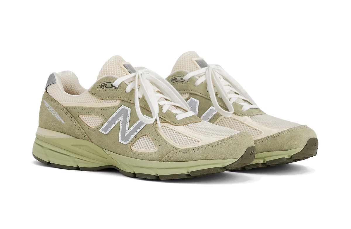 New Balance 990v4 Made in USA Olive Leaf