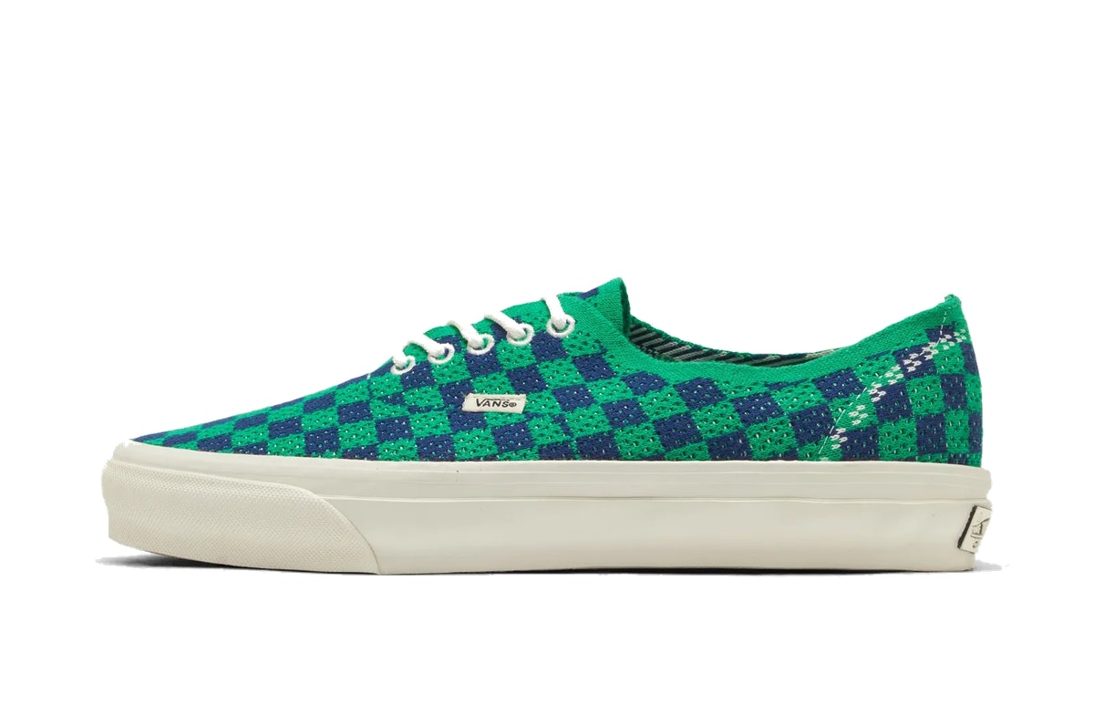 Vans LX Authentic 44 EK Punk Check Green Navy Vans LX Authentic 44 EK Punk Check Green Navy