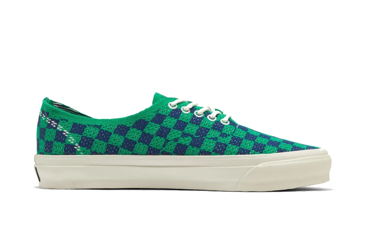 Vans LX Authentic 44 EK Punk Check Green Navy Vans LX Authentic 44 EK Punk Check Green Navy