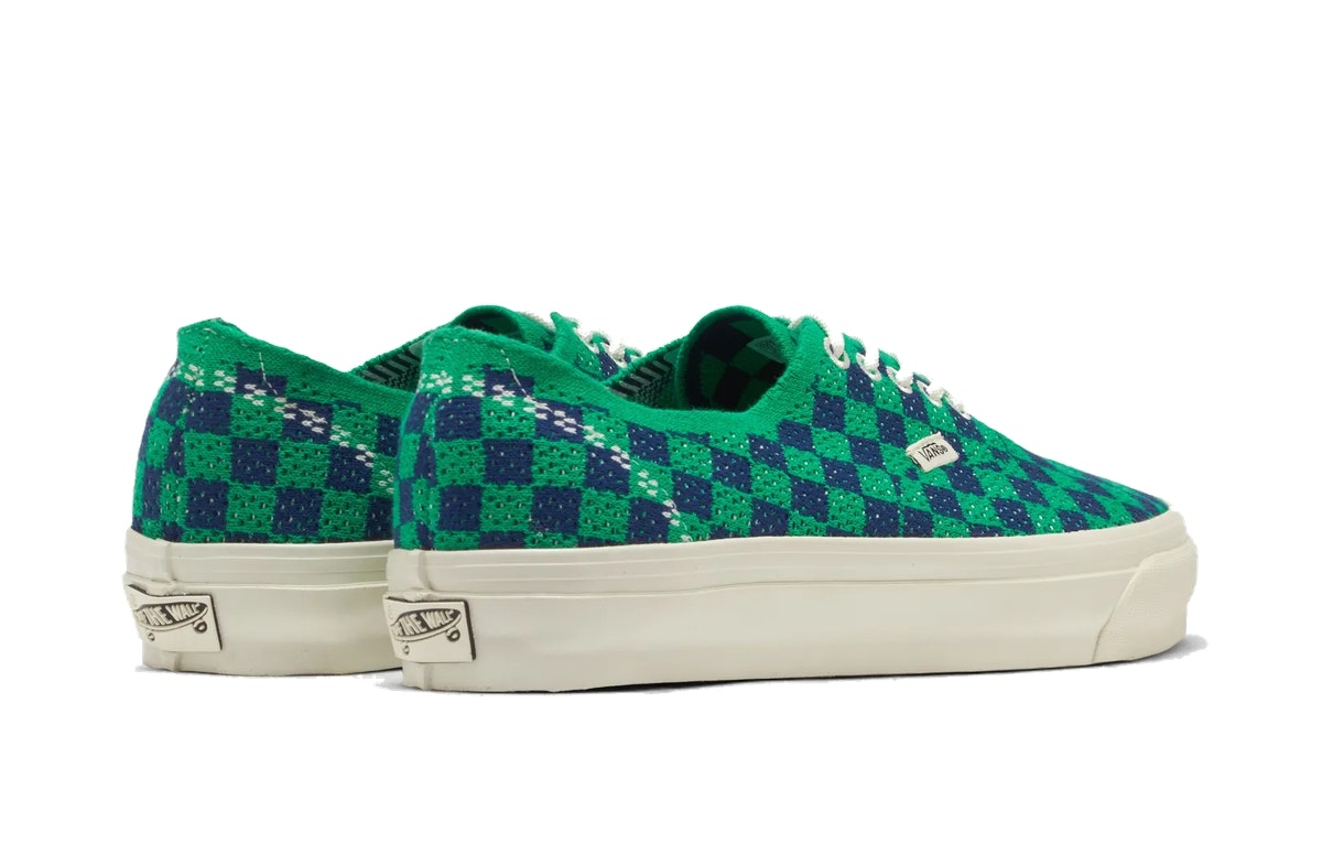 Vans LX Authentic 44 EK Punk Check Green Navy Vans LX Authentic 44 EK Punk Check Green Navy