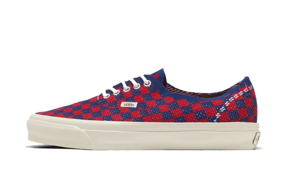 Vans LX Authentic 44 EK Punk Check Red Blue