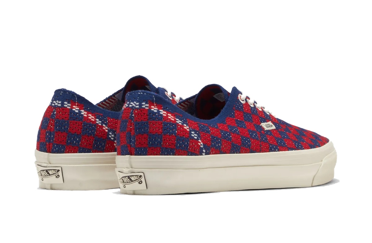 Vans LX Authentic 44 EK Punk Check Red Blue