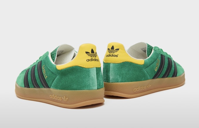 size? x adidas Gazelle Indoor "Preloved Green"