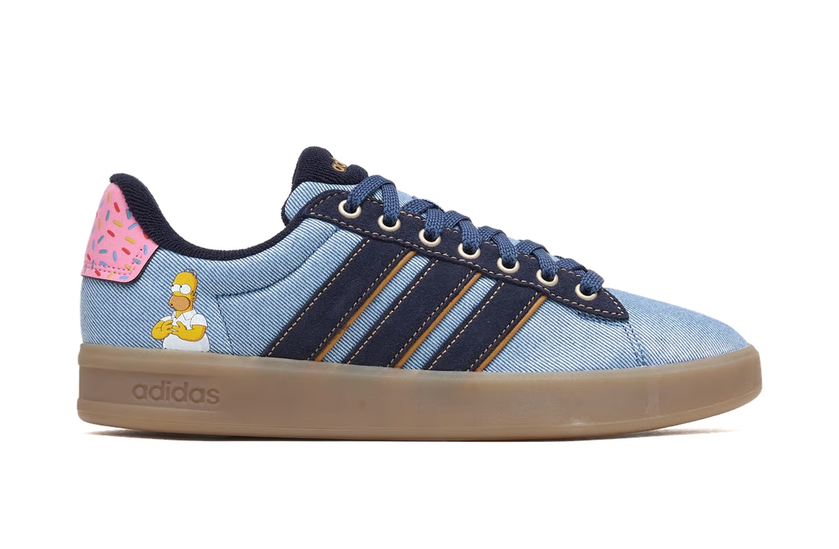 The Simpsons x adidas Grand Court Homer Donut