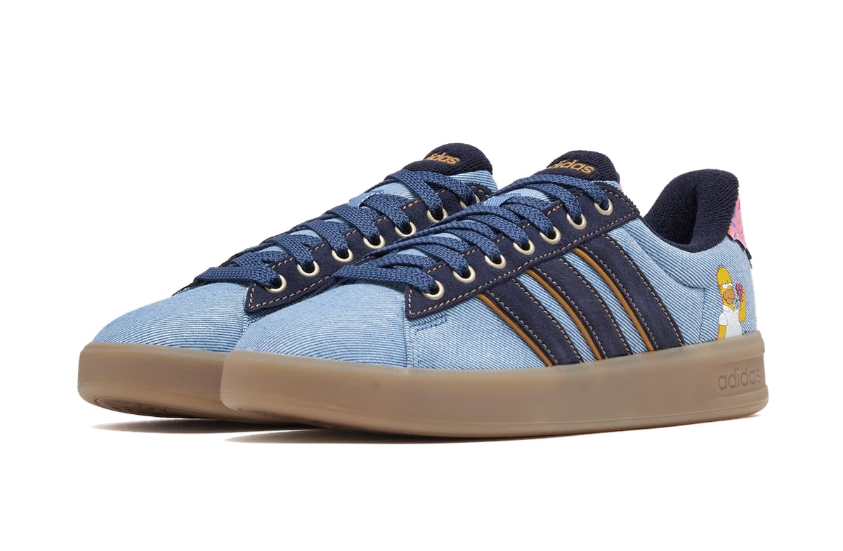 The Simpsons x adidas Grand Court Homer Donut