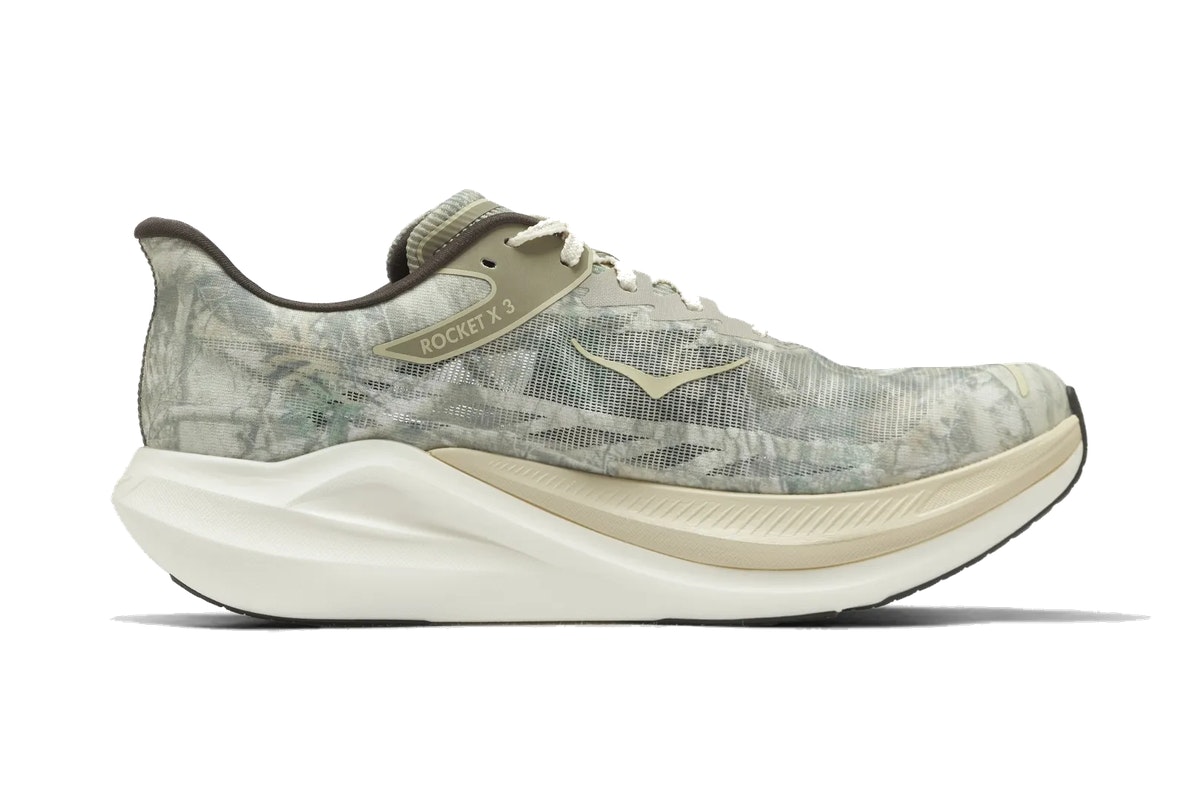 John Elliott x Hoka Rocket X 3 Spray Green