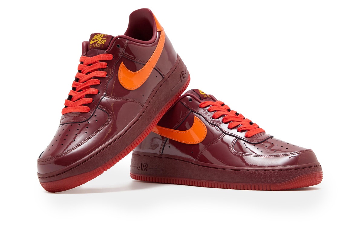 Nike Air Force 1 Low Patent Pack Dark Team Red Nike Air Force 1 Low Patent Pack Dark Team Red