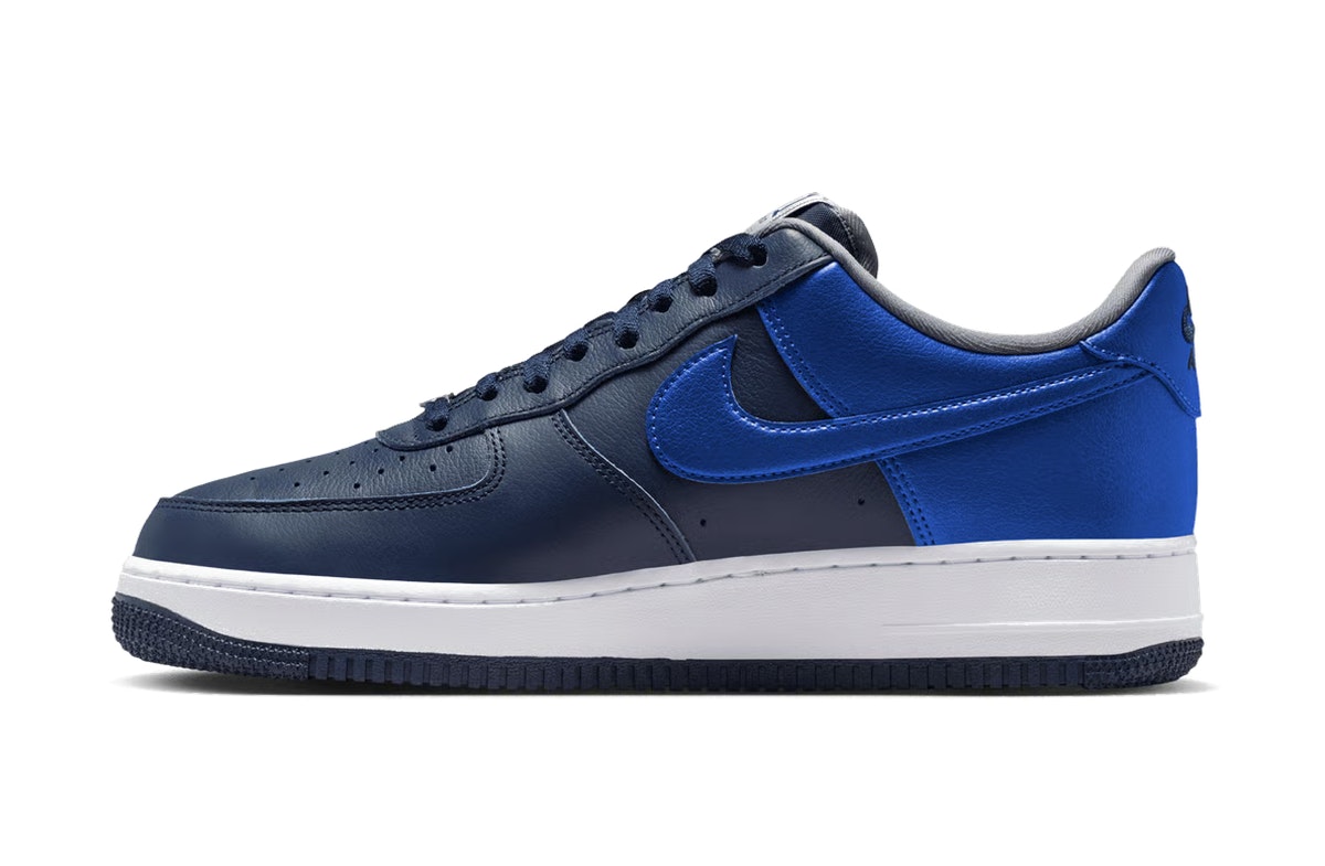 Nike Air Force 1 Low Mismatched Heel Navy
