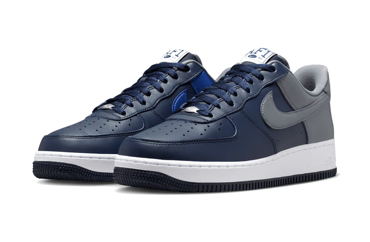 Nike Air Force 1 Low Mismatched Heel Navy