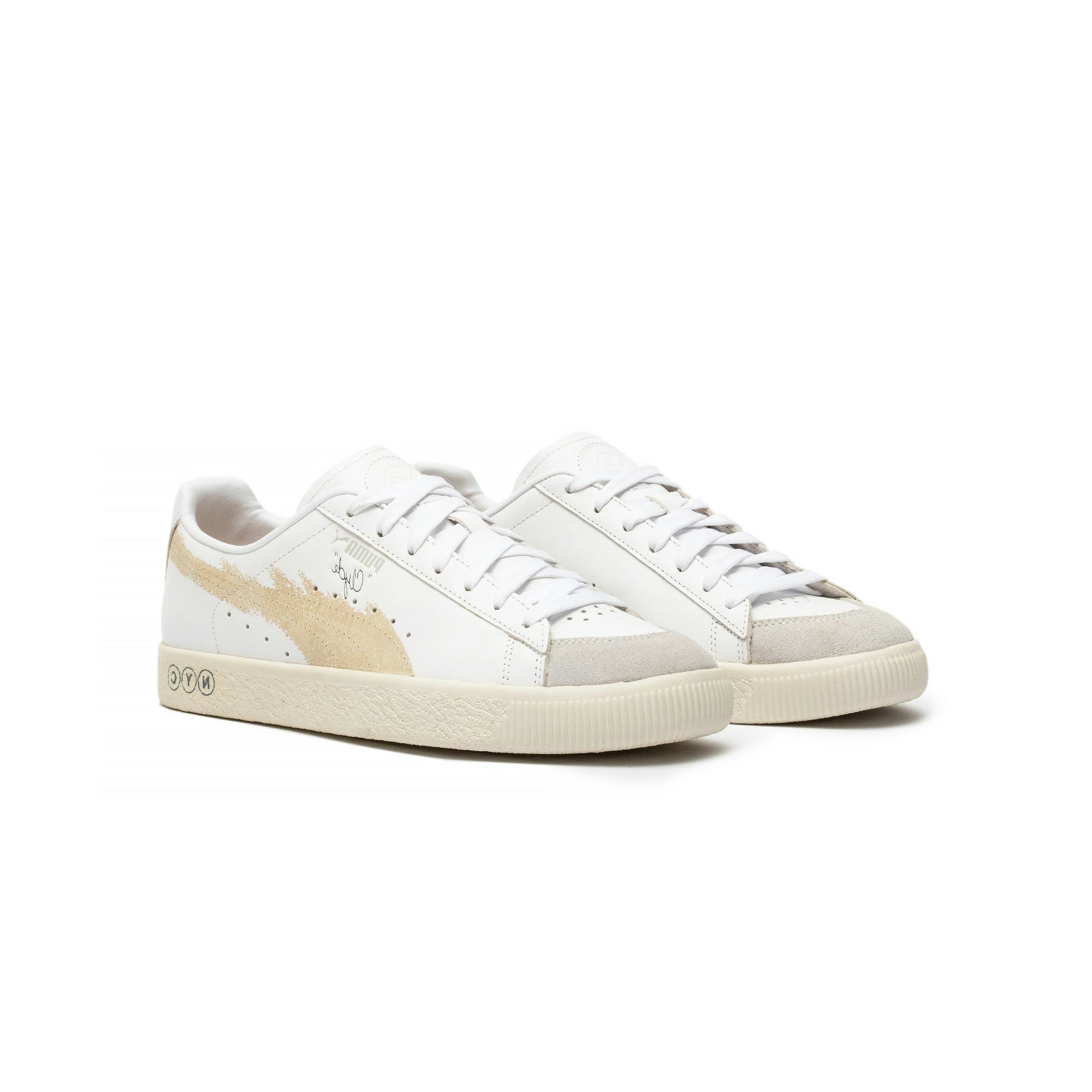 Extra Butter x Puma Clyde NYC "Warm White"