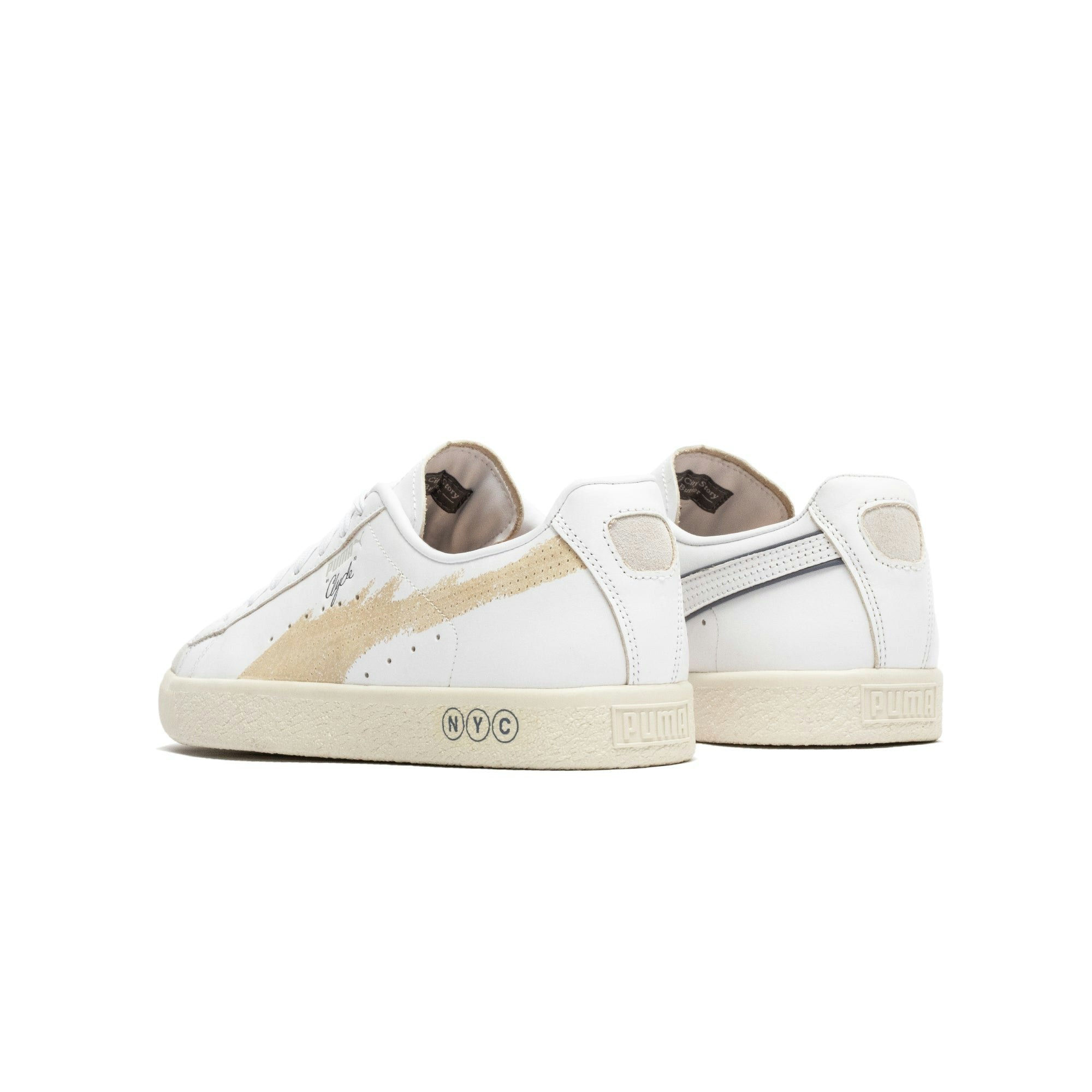 Extra Butter x Puma Clyde NYC "Warm White"