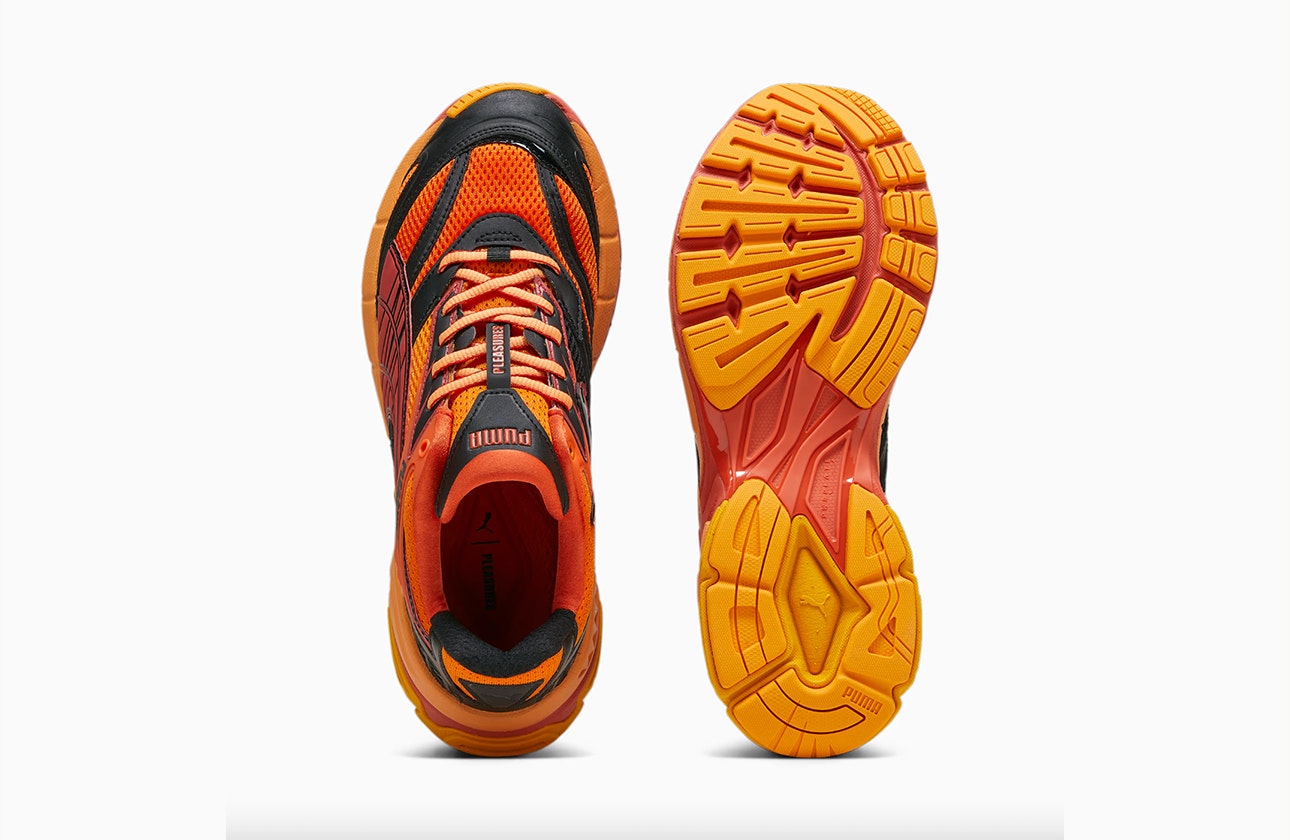 Pleasures x Puma Velophasis Overdye "Astro Red"