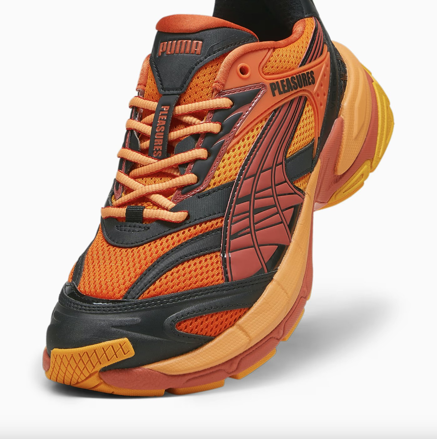 Pleasures x Puma Velophasis Overdye "Astro Red"