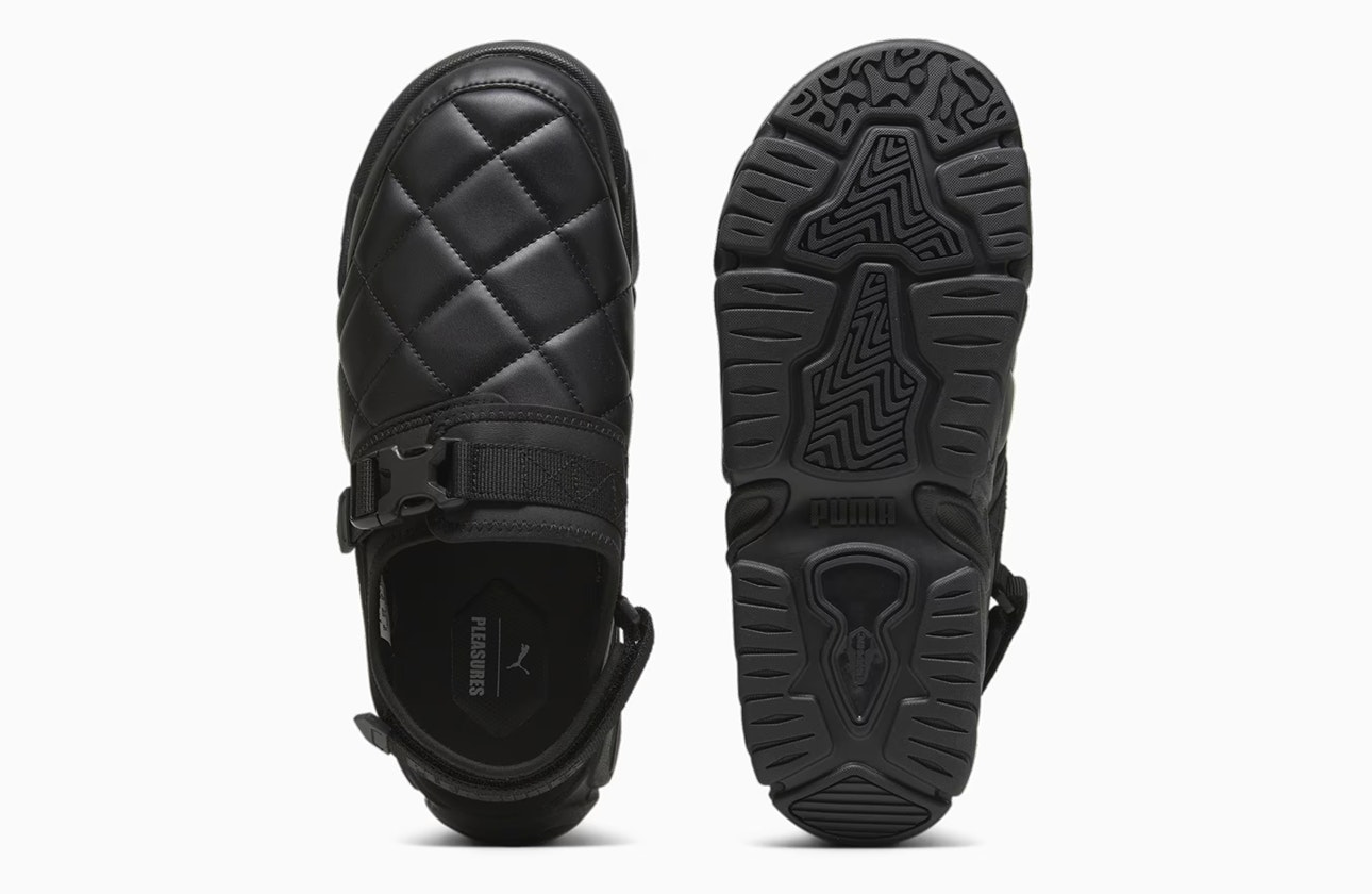 Pleasures x Puma TS-01 Quilt Sandals "Puma Black" Pleasures x Puma TS-01 Quilt Sandals "Puma Black"