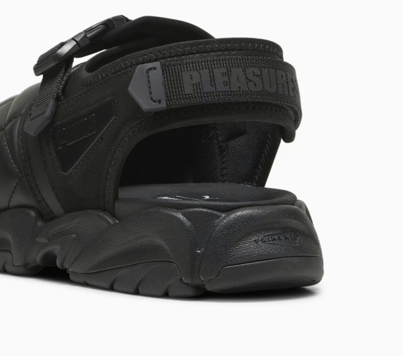 Pleasures x Puma TS-01 Quilt Sandals "Puma Black" Pleasures x Puma TS-01 Quilt Sandals "Puma Black"