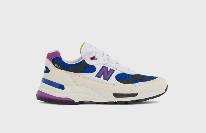New Balance 992 White Team Royal