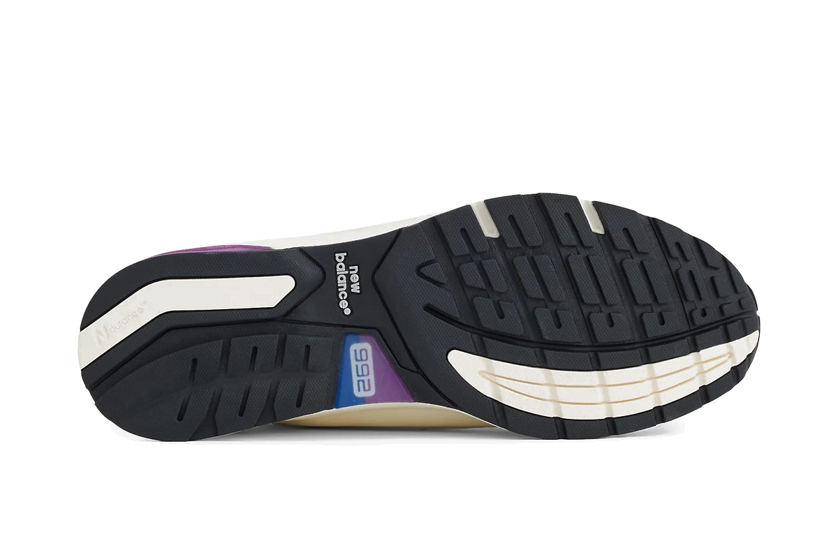 New Balance 992 White Team Royal